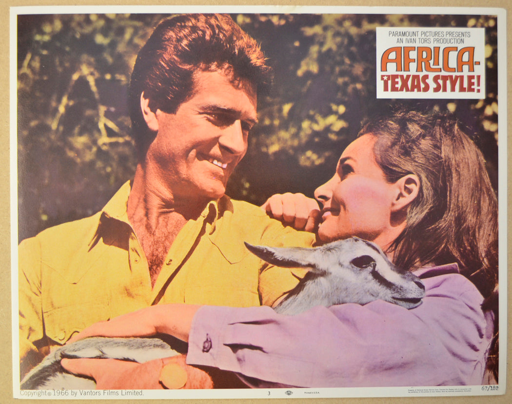 AFRICA: TEXAS STYLE (Card 3) Cinema Lobby Card Set 