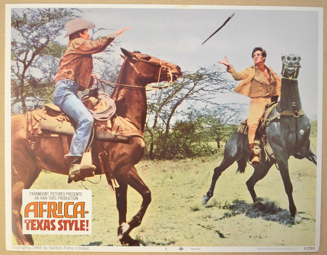 AFRICA: TEXAS STYLE (Card 5) Cinema Lobby Card Set 