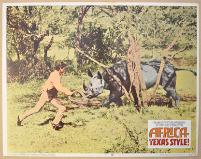 AFRICA: TEXAS STYLE (Card 7) Cinema Lobby Card Set 