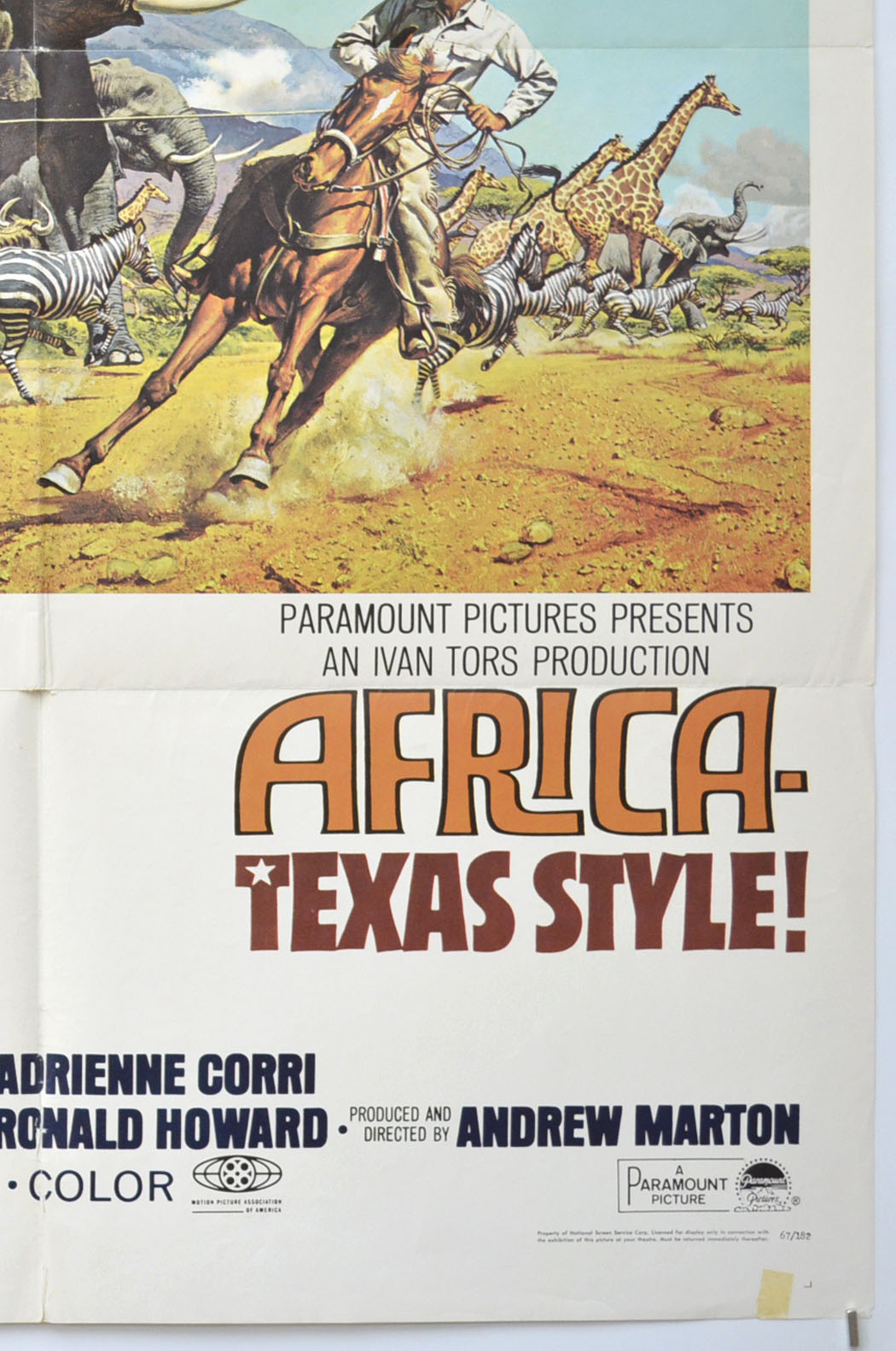 AFRICA: TEXAS STYLE (Bottom Right) Cinema One Sheet Movie Poster 