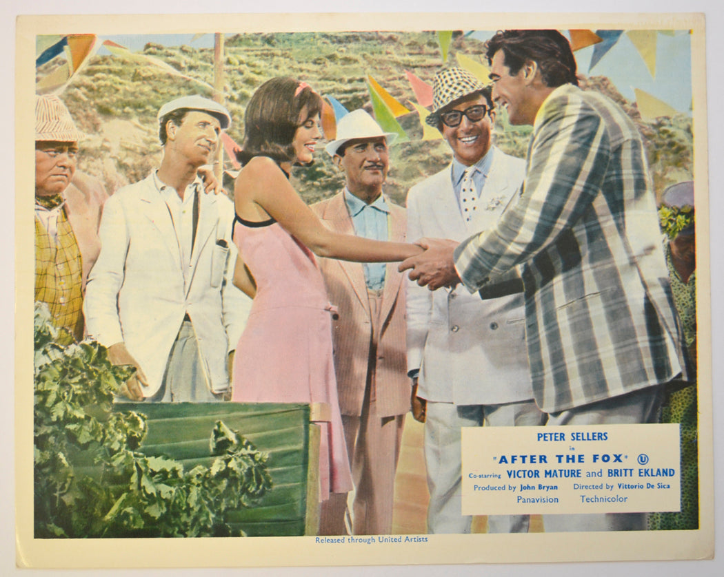 AFTER THE FOX (Card 3) Cinema Set of Colour FOH Stills / Lobby Cards 