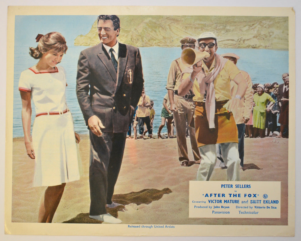 AFTER THE FOX (Card 6) Cinema Set of Colour FOH Stills / Lobby Cards 