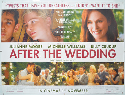 After The Wedding - Original Quad Poster - Film Poster - Movie Poster