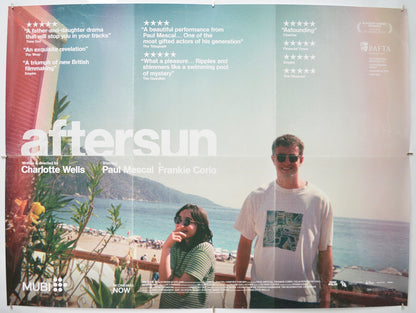 Aftersun Original Quad Poster - Film Poster - Movie Poster  