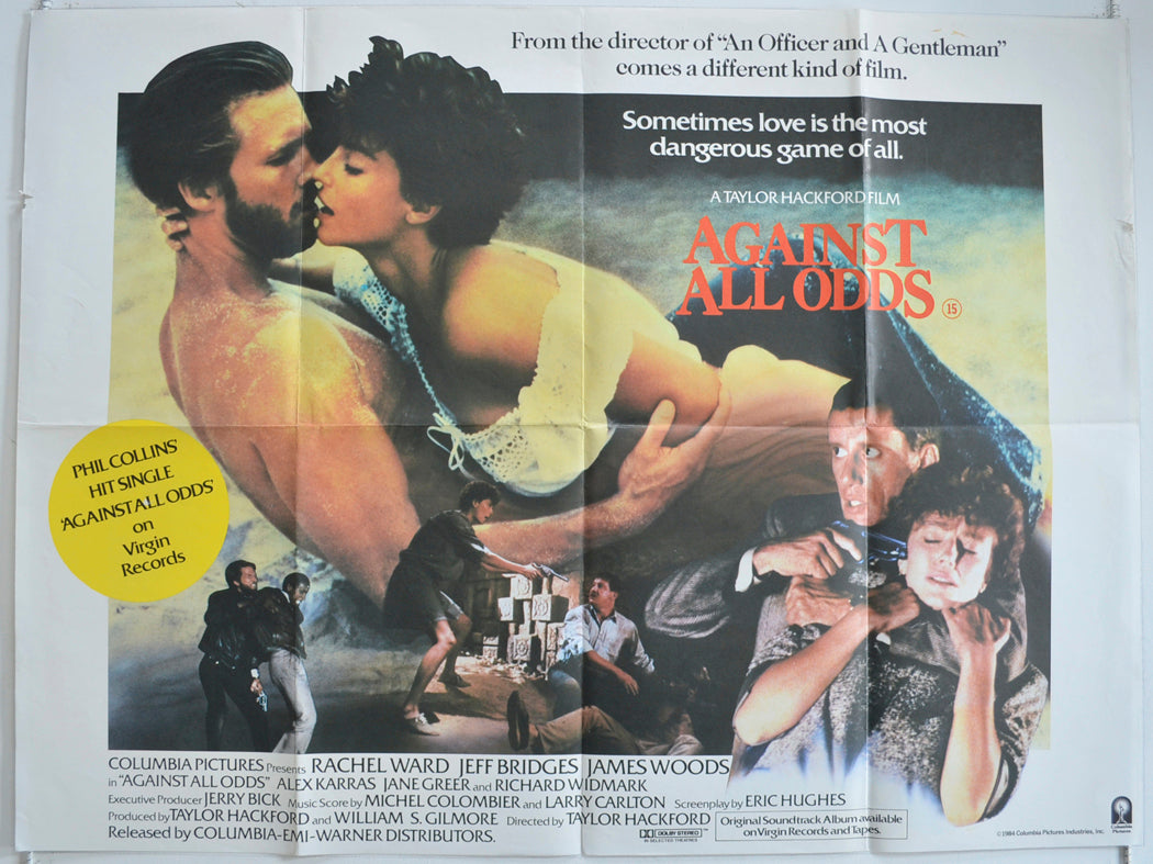 Against All Odds  Original British Quad Poster - Film Poster - Movie Poster 