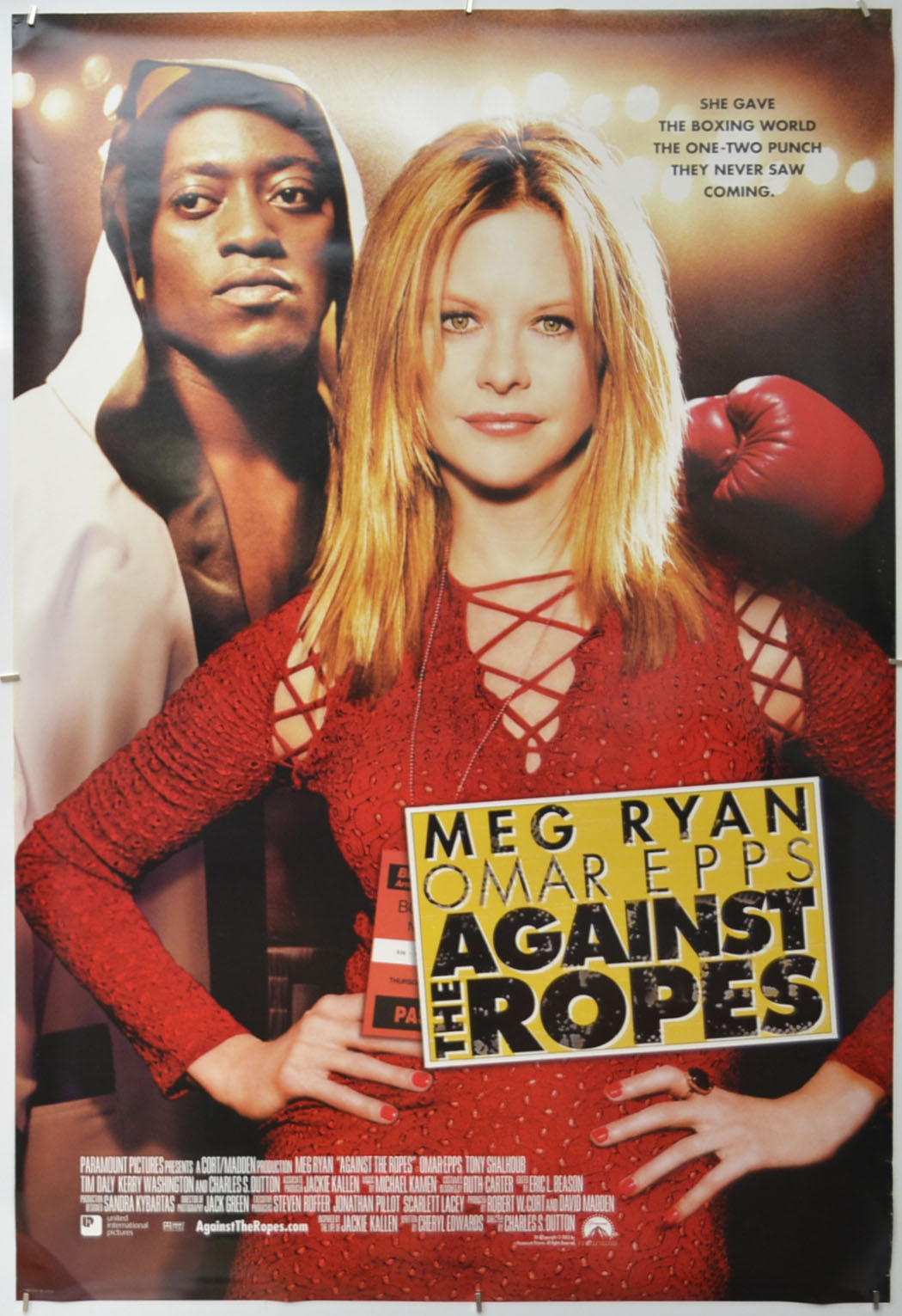 Against The Ropes Original One Sheet Poster - Film Poster - Movie Poster