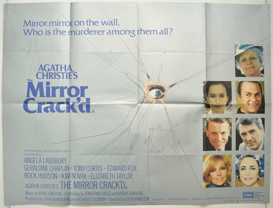 Agatha Christie's : The Mirror Crack'd  (a.k.a. The Mirror Cracked)   Original Quad Poster - Film Poster - Movie Poster  