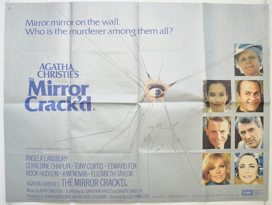 Agatha Christie's : The Mirror Crack'd  Original British Quad Poster - Film Poster - Movie Poster 