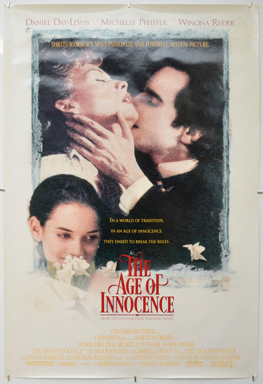 The Age Of Innocence Original One Sheet Poster - Film Poster - Movie Poster