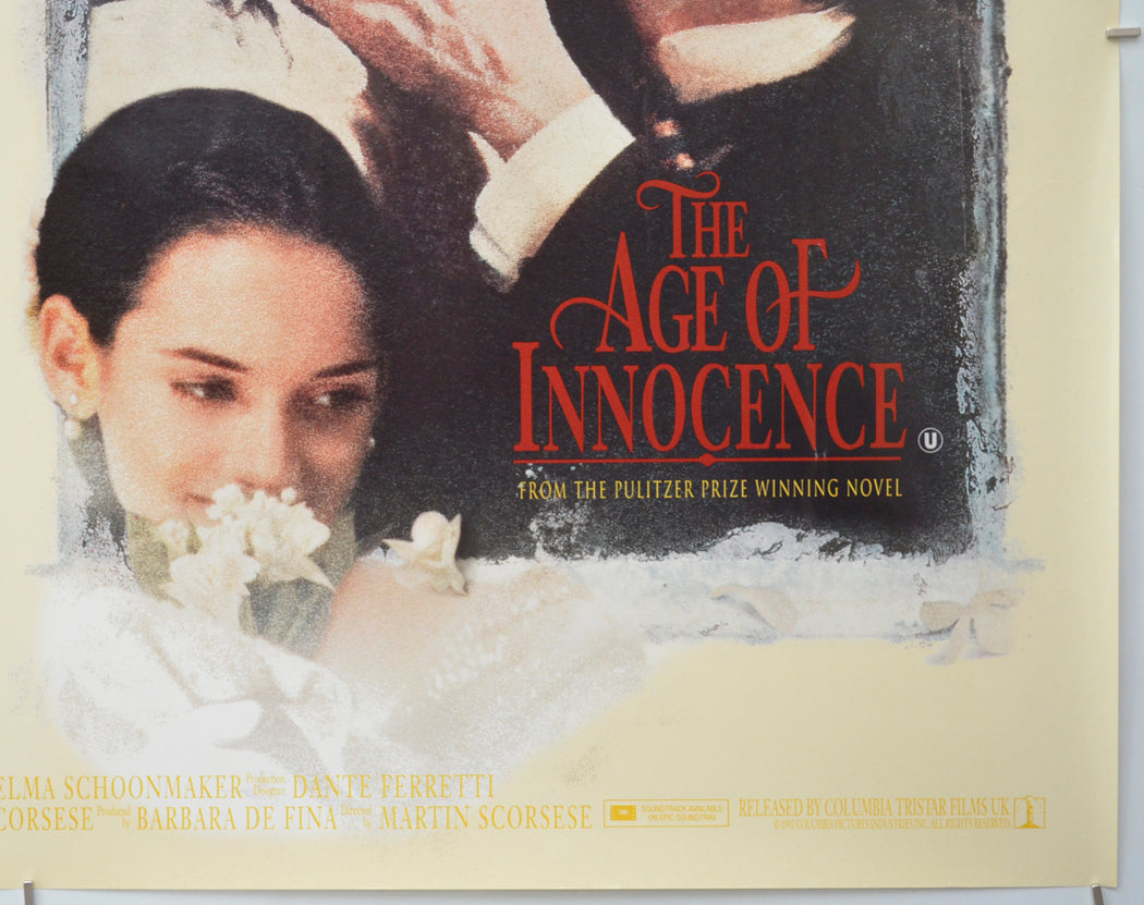 THE AGE OF INNOCENCE (Bottom Right) Cinema Quad Movie Poster 