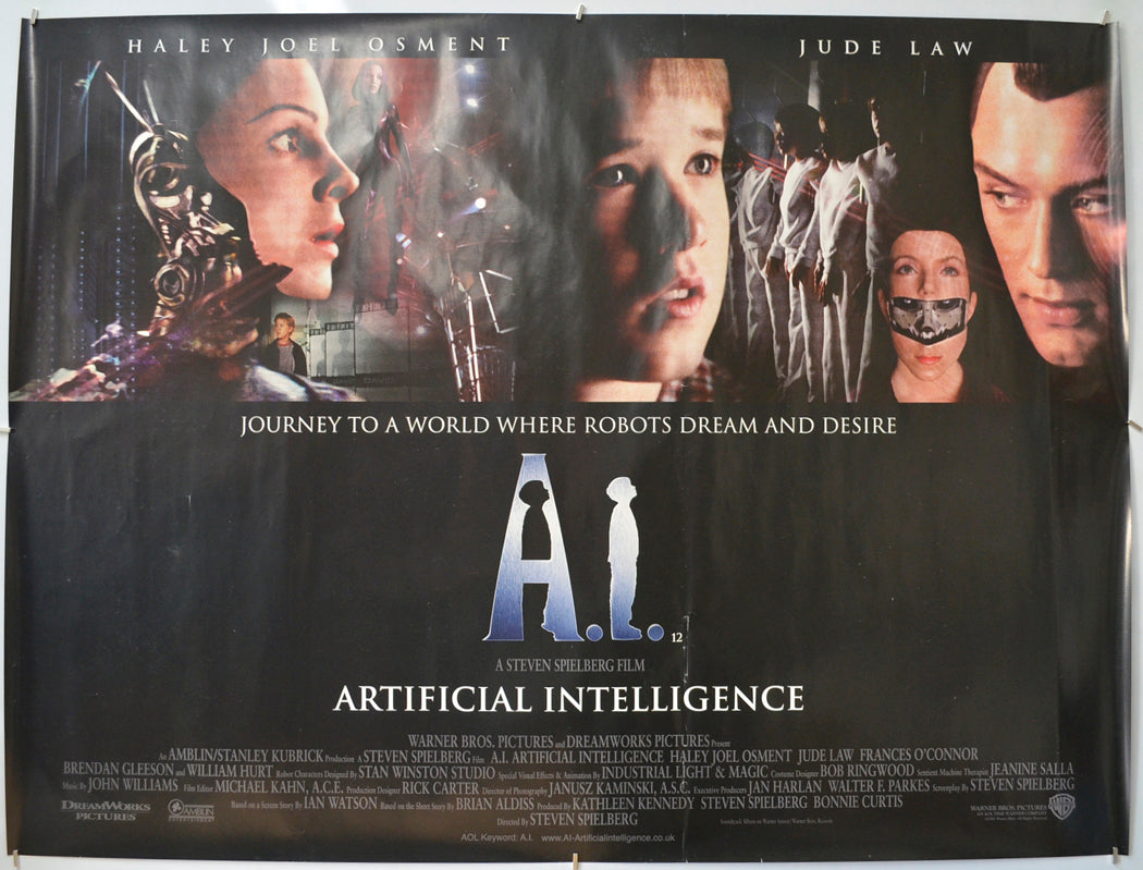 A.I. Original Quad Poster - Film Poster - Movie Poster