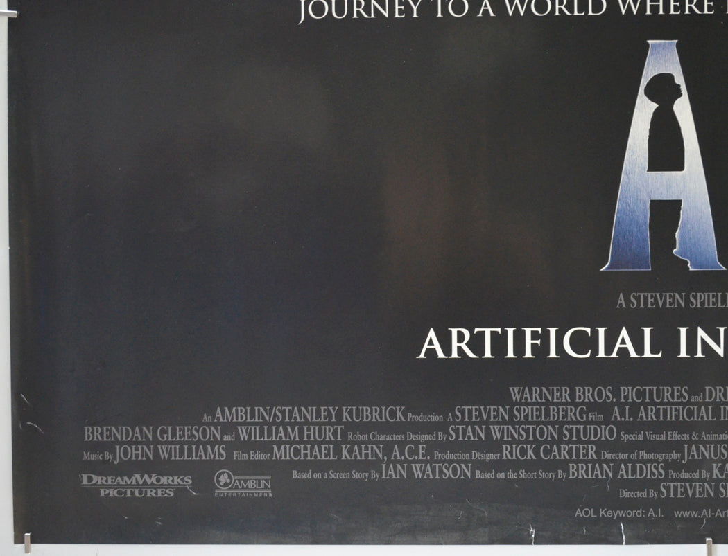 A.I. (Bottom Left) Cinema Quad Movie Poster 