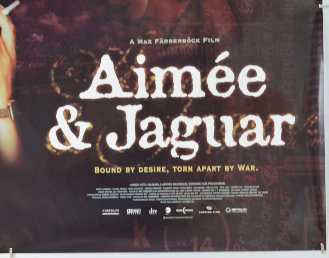 AIMEE AND JAGUAR (Bottom Right) Cinema Quad Movie Poster 