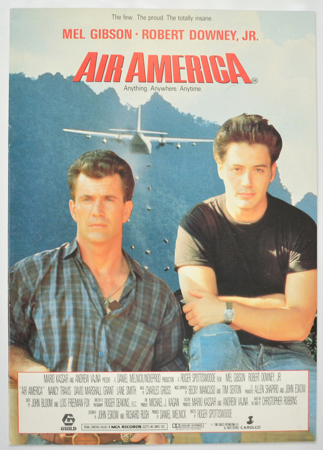 Air America Original 8 Page Cinema Exhibitors Campaign Pressbook (UK)