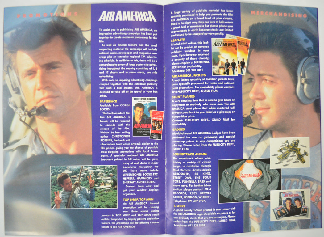 AIR AMERICA Cinema Exhibitors Campaign Pressbook - INSIDE 