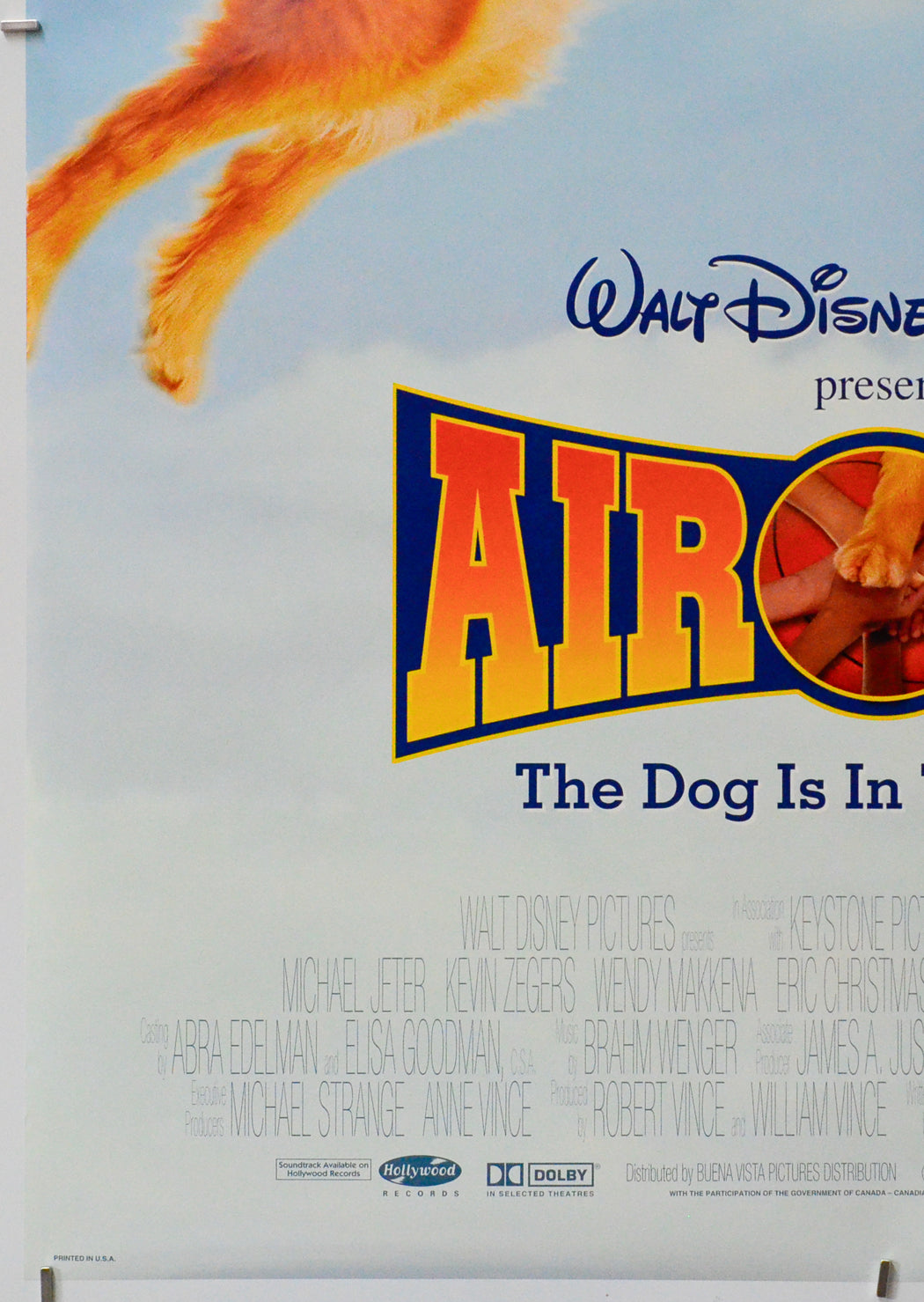 Air Bud (Bottom Left) Cinema One Sheet Movie Poster 