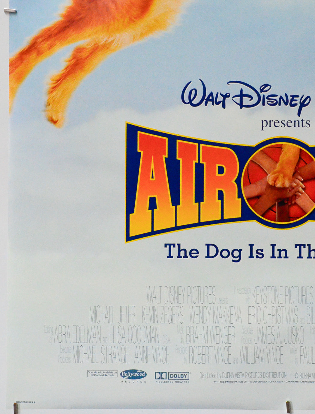 Air Bud (Bottom Left) Cinema One Sheet Movie Poster 