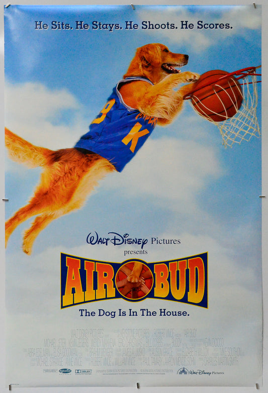 Air Bud - Original One Sheet Poster - Film Poster - Movie Poster 