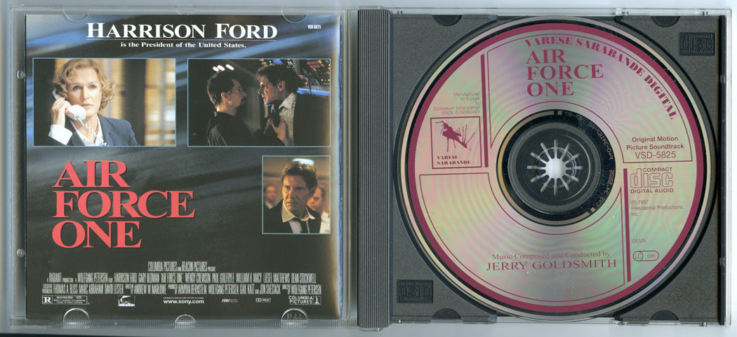 AIR FORCE ONE Original CD Soundtrack (Inside) 