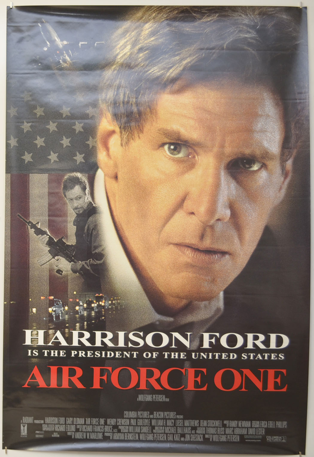 Air Force One Original One Sheet Poster - Film Poster - Movie Poster