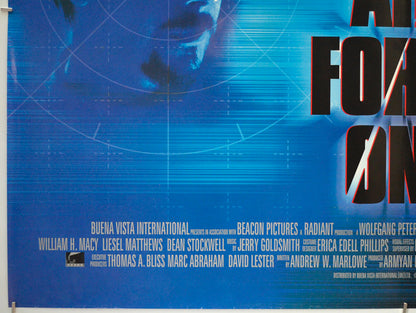 AIR FORCE ONE (Bottom Left) Cinema Quad Movie Poster 