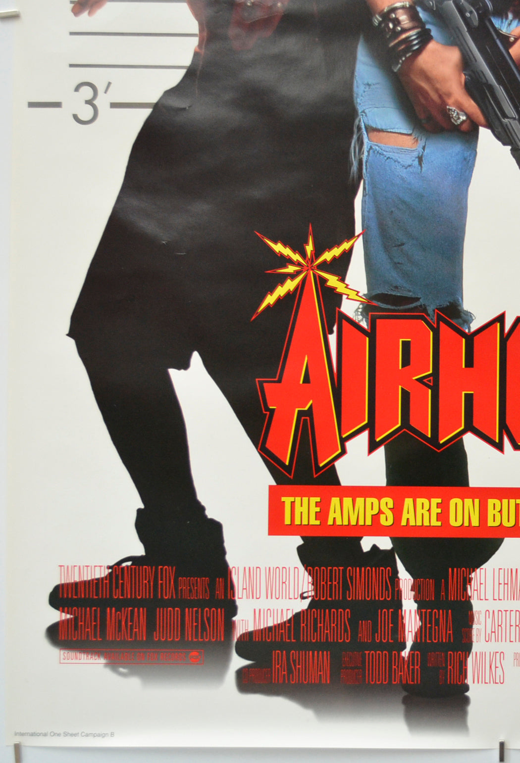 AIRHEADS (Bottom Left) Cinema One Sheet Movie Poster 