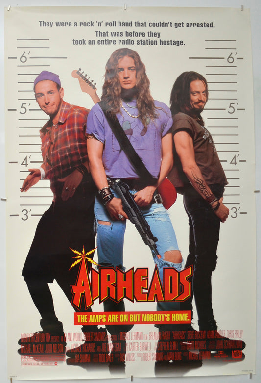 Airheads Original One Sheet Poster - Film Poster - Movie Poster