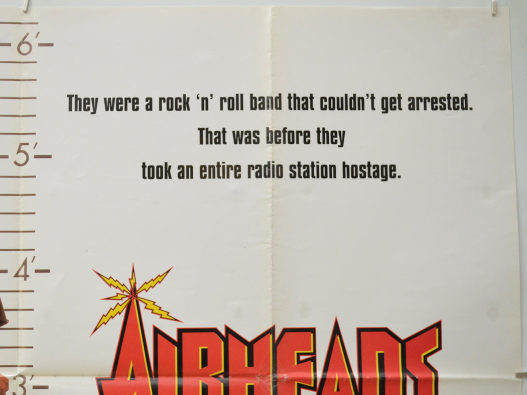 AIRHEADS (Top Right) Cinema Quad Movie Poster 