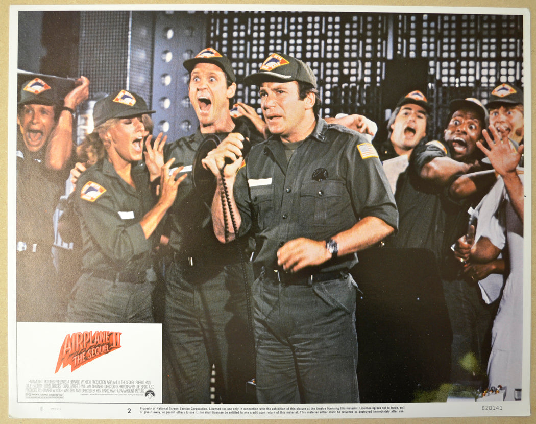 AIRPLANE II - THE SEQUEL (Card 2) Cinema Lobby Card Set 