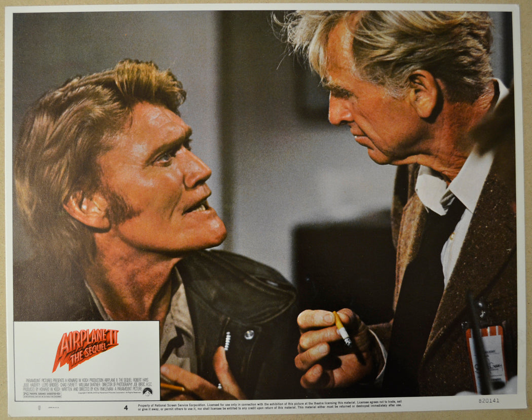 AIRPLANE II - THE SEQUEL (Card 4) Cinema Lobby Card Set 