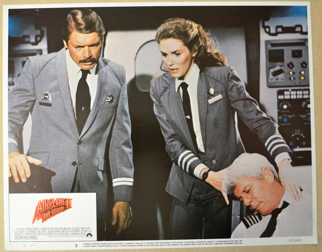 AIRPLANE II - THE SEQUEL (Card 5) Cinema Lobby Card Set 