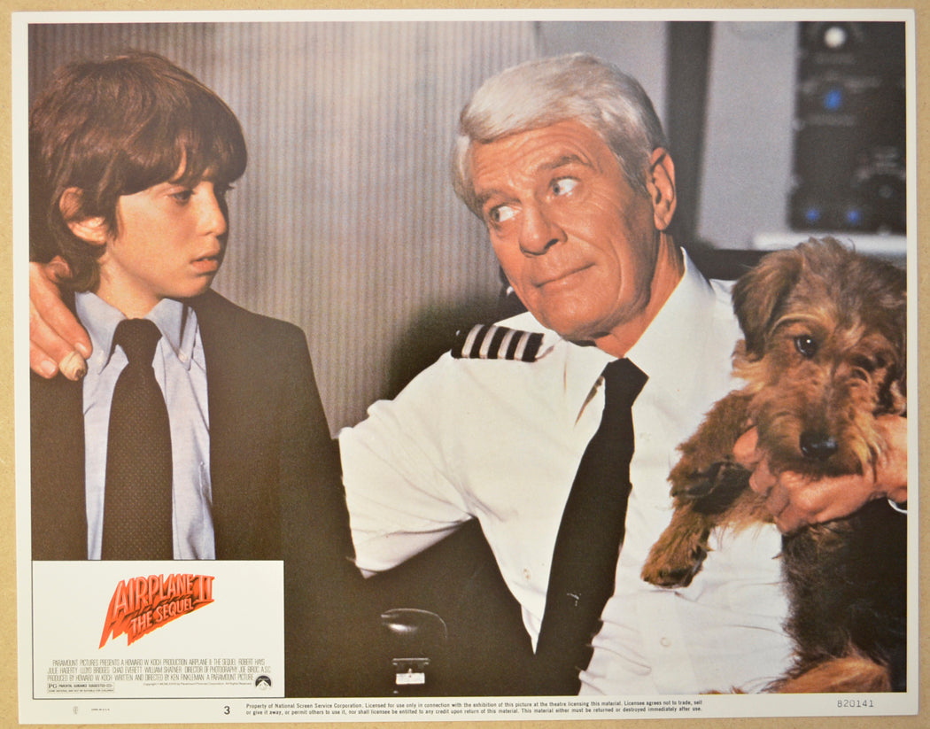 AIRPLANE II - THE SEQUEL (Card 3) Cinema Lobby Card Set 