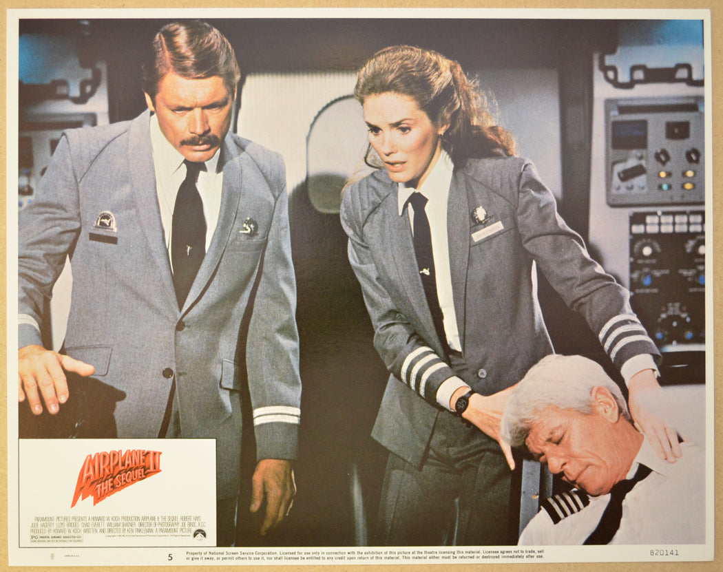 AIRPLANE II - THE SEQUEL (Card 5) Cinema Lobby Card Set 