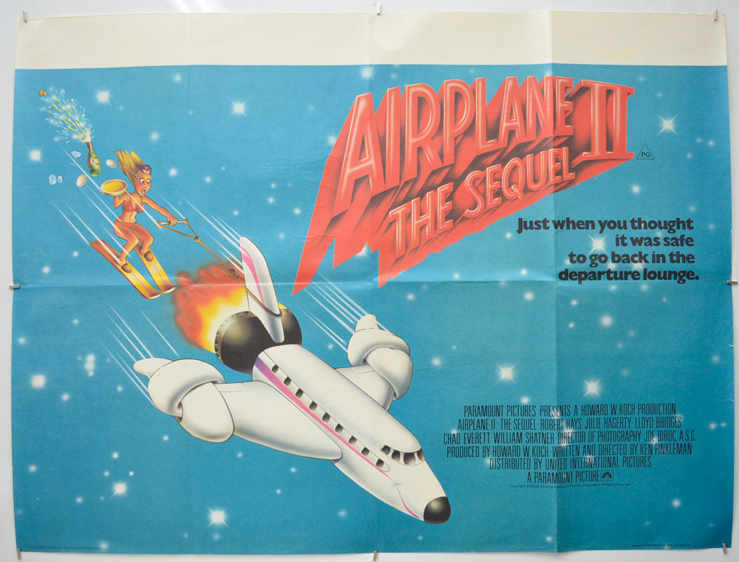 Airplane II - The Sequel Original Quad Poster - Film Poster - Movie Poster