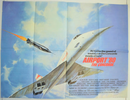 Airport '80  Original British Quad Poster - Film Poster - Movie Poster 