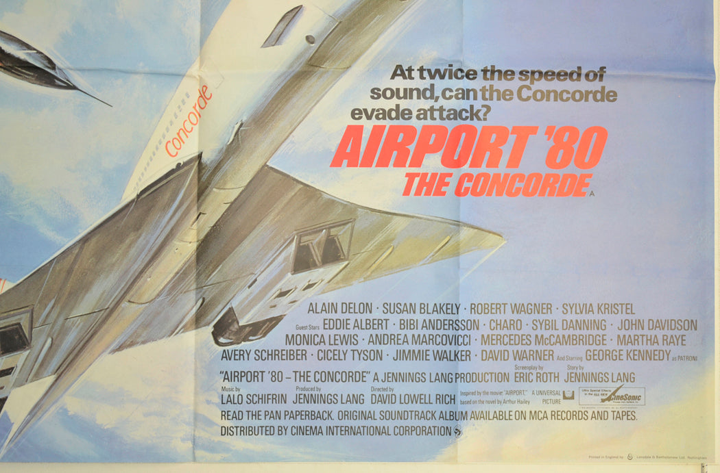 AIRPORT ‘80... THE CONCORDE (Bottom Right) Cinema Quad Movie Poster 