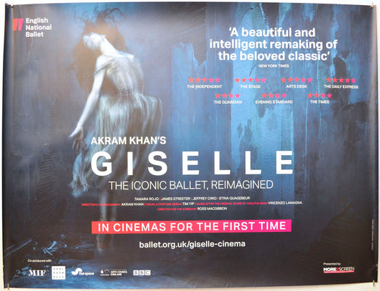 Akram Khan's Giselle (English National Ballet) Original Quad Poster - Film Poster - Movie Poster