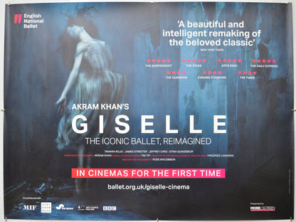 Akram Khan's Giselle - Original Quad Poster - Film Poster - Movie Poster