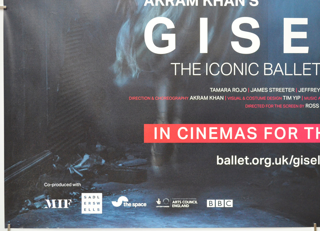 AKRAM KHAN’S GISELLE (Bottom Left) Cinema Quad Movie Poster 