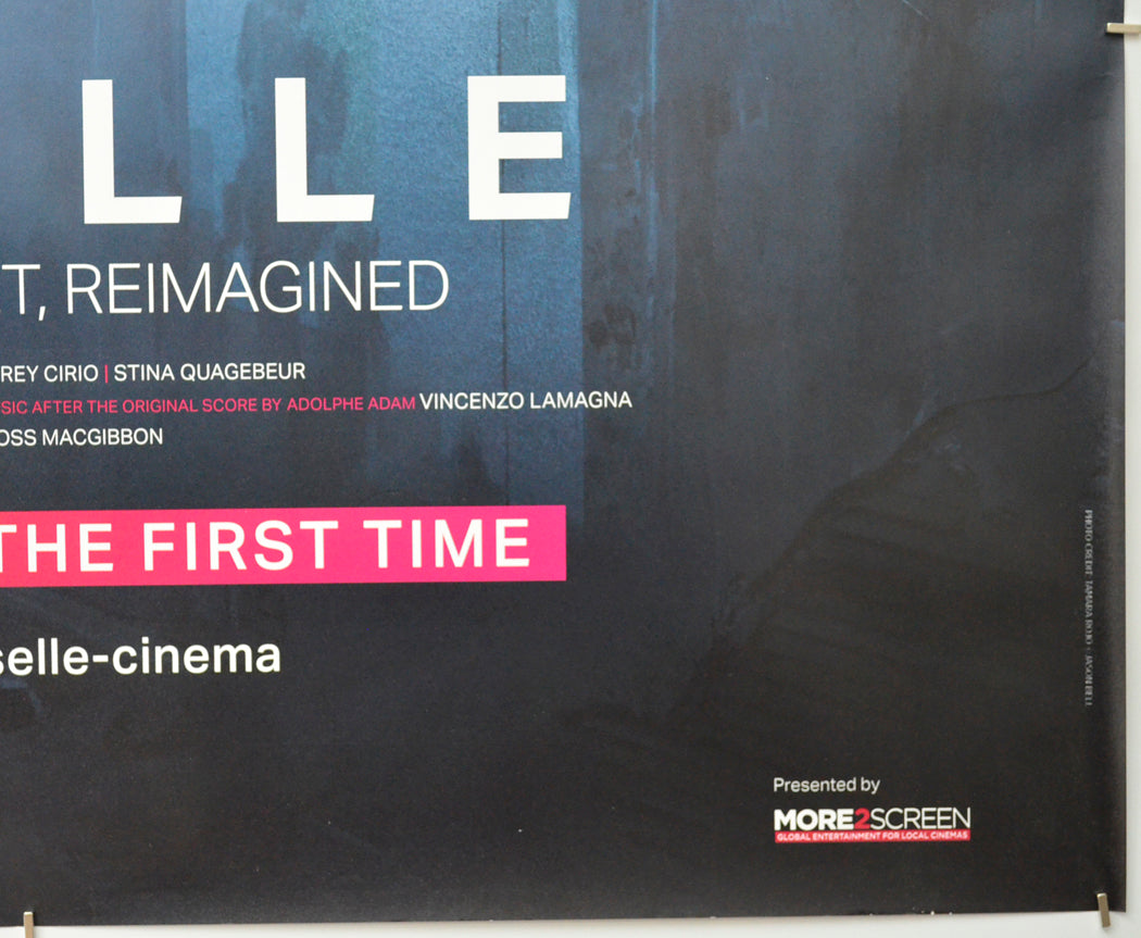 AKRAM KHAN’S GISELLE (Bottom Right) Cinema Quad Movie Poster 