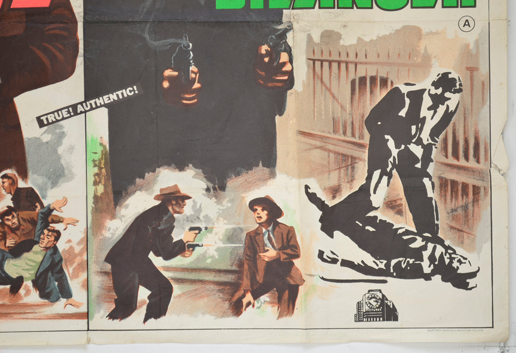 AL CAPONE / DILLINGER (Bottom Right) Cinema Quad Movie Poster 