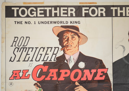 AL CAPONE / DILLINGER (Top Left) Cinema Quad Movie Poster 