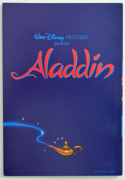 Aladdin   Original Cinema Exhibitors Synopsis / Credits Booklet