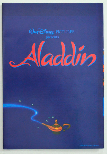 Aladdin   Original Cinema Exhibitors Synopsis / Credits Booklet