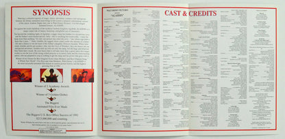 ALADDIN – Synopsis / Credits Booklet - Inside