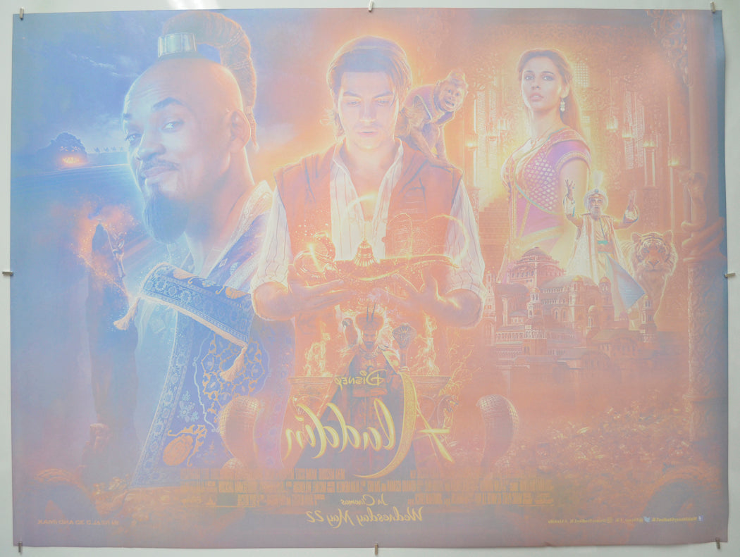 Aladdin (Back) Cinema Quad Movie Poster 