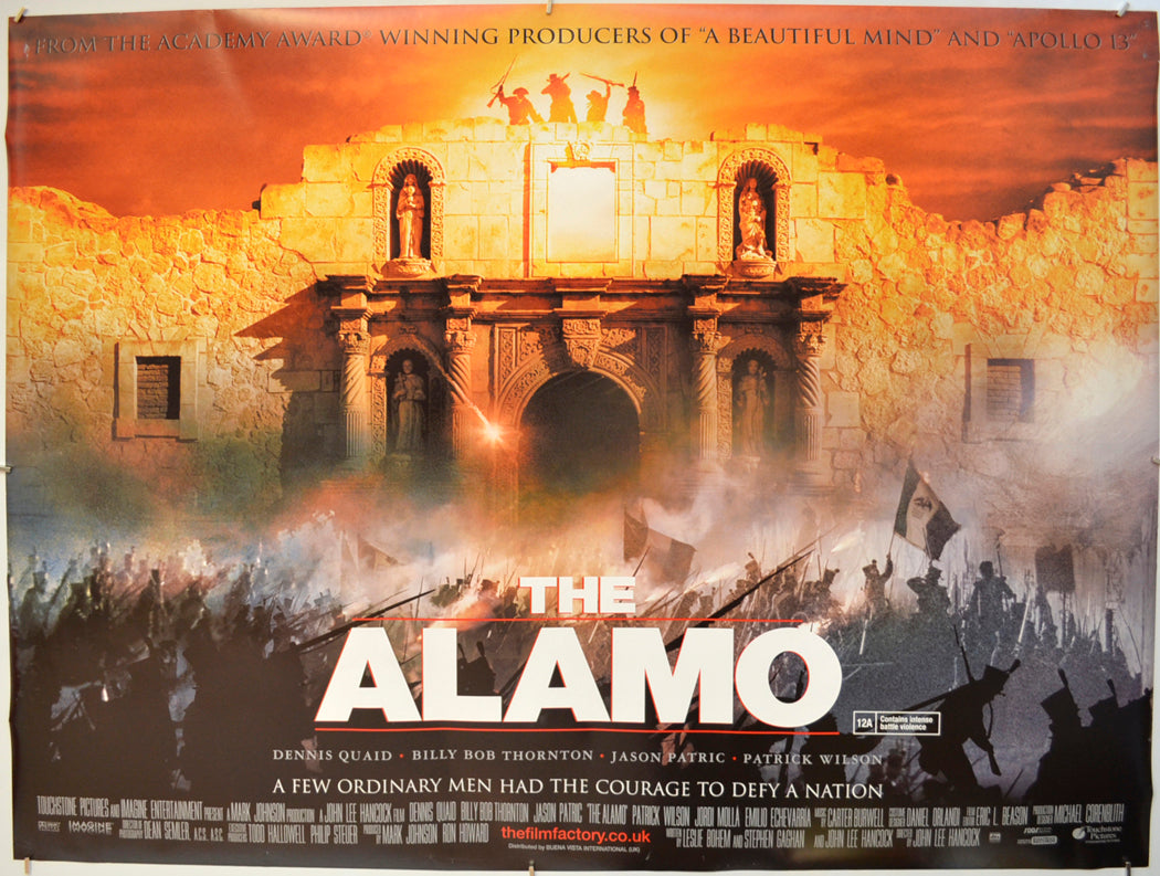 The Alamo  Original Quad Poster - Film Poster - Movie Poster