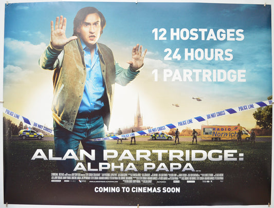 Alan Partridge : Alpha Papa Original Quad Poster - Film Poster - Movie Poster  