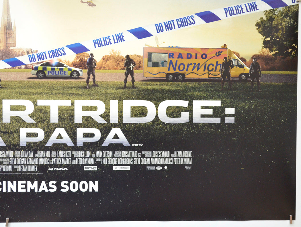 ALAN PARTRIDGE : ALPHA PAPA (Bottom Right) Cinema Quad Movie Poster 