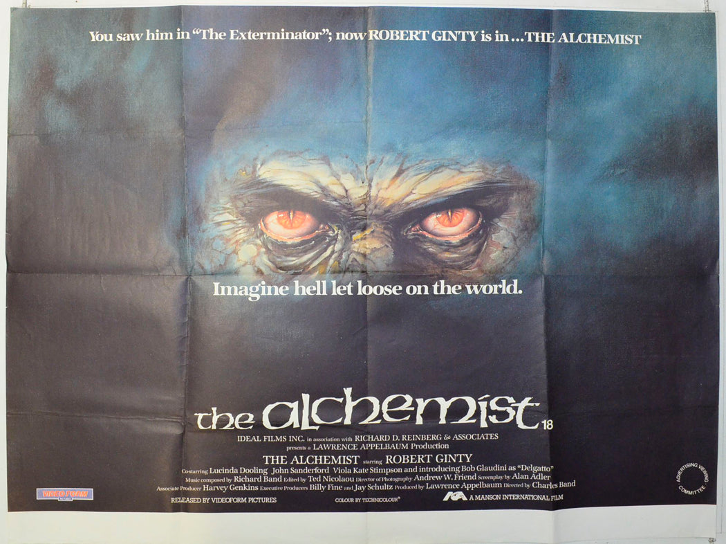 The Alchemist Original British Quad Poster - Film Poster - Movie Poster 